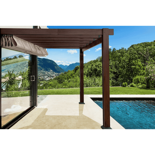 Paragon Outdoor Custom Attached Pergola with Canopy - Backyard Provider