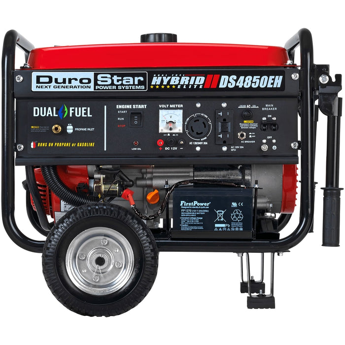 DuroStar 4,850-Watt Dual Fuel Generator w/ Electric Start - DS4850EH