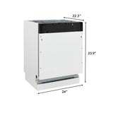 ZLINE Appliance Package - 36 in. Gas Range, Range Hood, Microwave Drawer, 3 Rack Dishwasher, 4KP-RGRH36-MWDWV