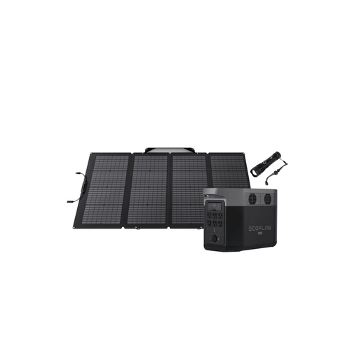 EcoFlow DELTA Max 1600 + 220W Solar Panel with Free Flashlight - TMR311-MS430-US-F
