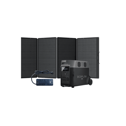 EcoFlow DELTA Pro + 400W Solar Panel with Free Power Strip - DELTAPro-400W-US-P