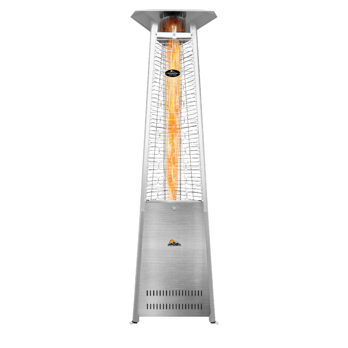 Paragon Outdoor Elevate Flame Tower Heater, 92.5”, 42,000 BTU - Backyard Provider