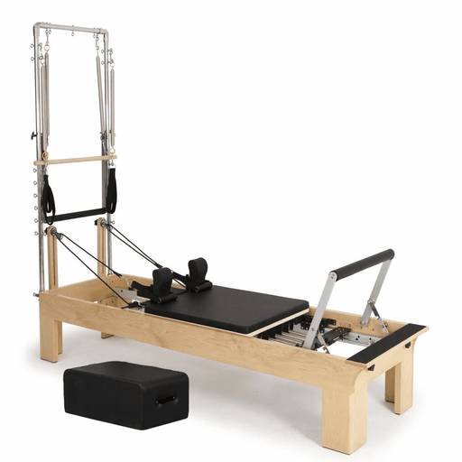 Elina Pilates Physio Wood Reformer Machine with Tower - Backyard Provider