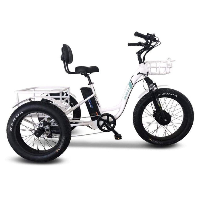 Emojo Caddy 500W 48V Fat Tire Electric Tricycle - EBK12-04