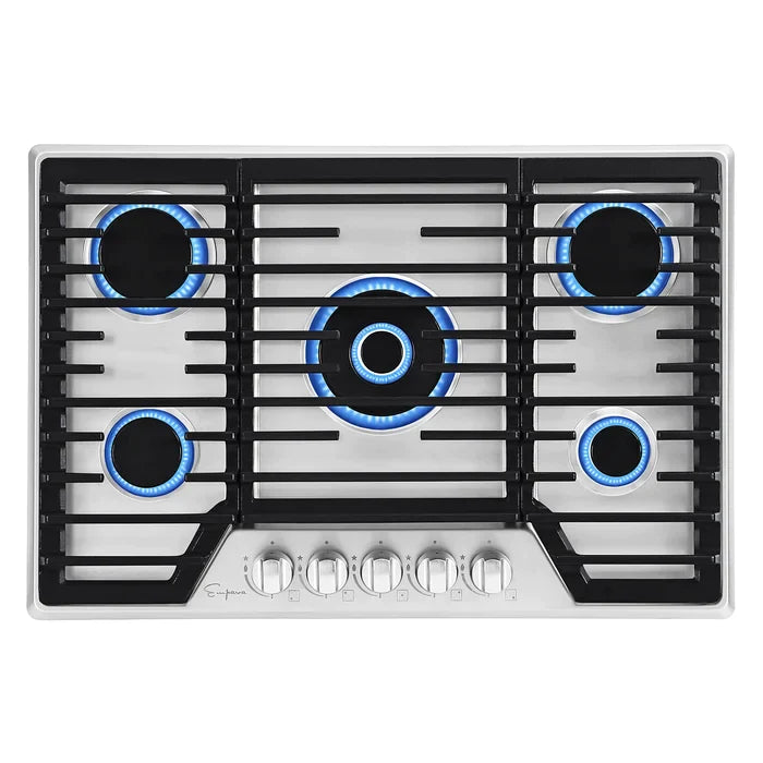 Empava 30" Stainless Steel Built-In Cooktop with 5 Gas Burners, EMPV-30GC37