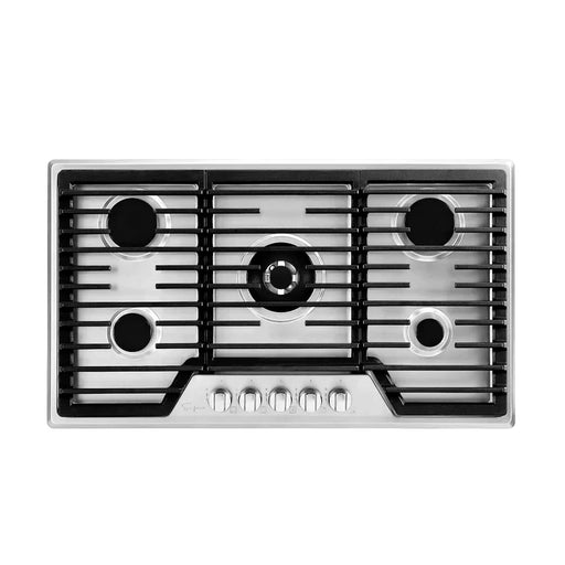 Empava 36" Stainless Steel Built-In Cooktop with 5 Gas Burners, EMPV-36GC36