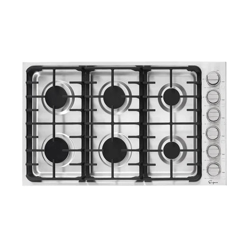 Empava 36" Stainless Steel Built-In Cooktop with 6 Gas Burners, EMPV-36GC34