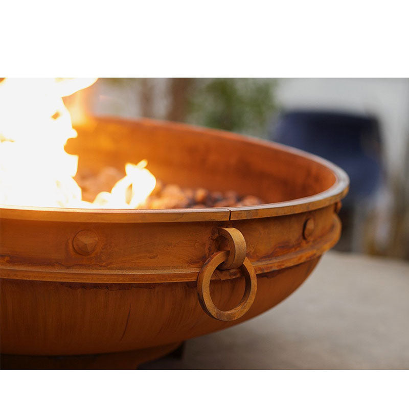 Fire Pit Art - Emperor Fire Pit - Burning , Close Up
