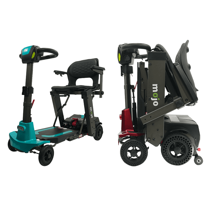 Enhance Mobility Mojo Auto-Folding Scooter - Disassembles Into 2 Pieces - Backyard Provider