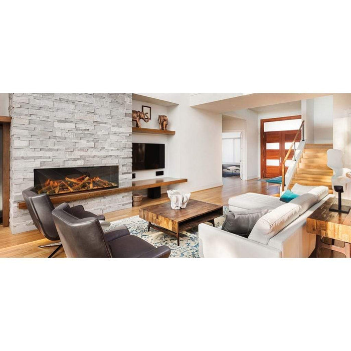 European Home 60" 3-Sided E Series Built-In Electric Fireplace with EvoFlame Burner Technology - EV-FP-ESER-60