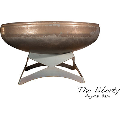 Ohio Flame Liberty Fire Pit with Angular Base