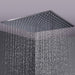 FontanaShowers Ceiling Shower Set Thermostatic Valve Brushed Nickel Wall Mount with Jetspray & Handshower