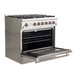 Forno 36 In. Freestanding Gas Range with Airfryer in Stainless Steel, FFSGS6291-36