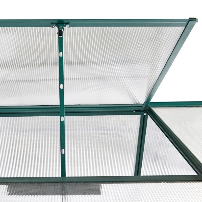 Outsunny 6' x 8' x 7' Walk-in Plant Polycarbonate Greenhouse - 845-421