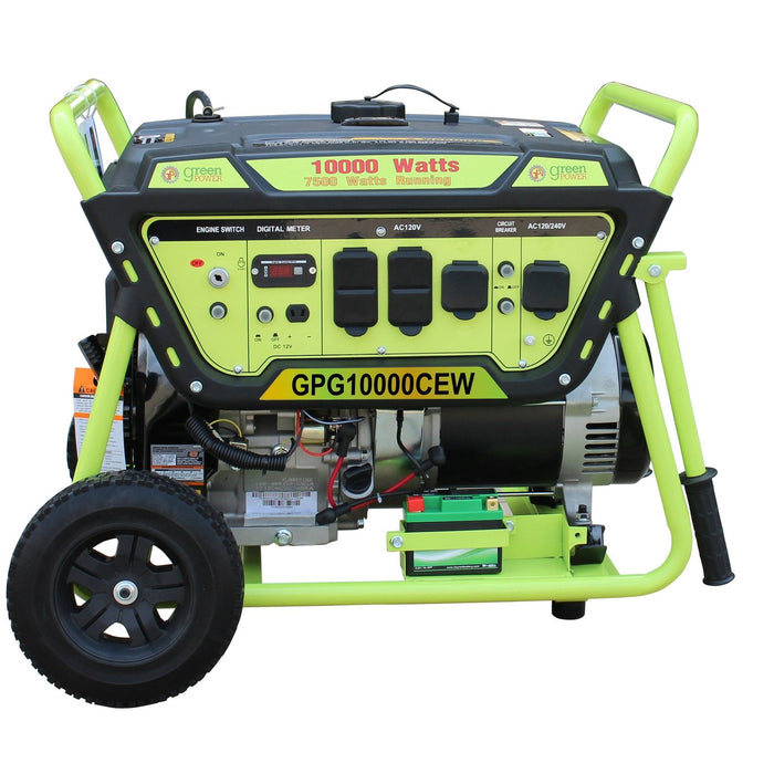 Green-Power America LTL 10000Watts Gasoline Powered Generator - GPG10000CEW