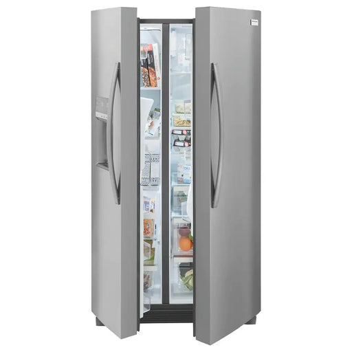 Frigidaire Gallery 22.3 Cu. Ft. 36'' Counter Depth- Side by Side Refrigerator Stainless Steel* - Backyard Provider