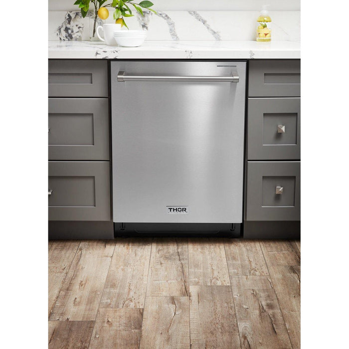 Thor Kitchen 24" Professional Series Stainless Steel Dishwasher, HDW2401SS