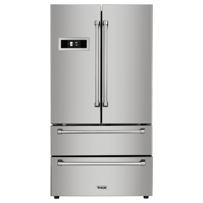 Thor Kitchen Appliance Package - 30 in. Natural Gas Range, Refrigerator & Dishwasher AP-HRG3080U-2