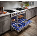 Thor Kitchen 48 in. 6.7 cu. ft. Professional Natural Gas Range in Stainless Steel, HRG4808U