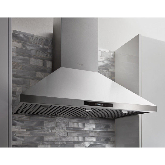 Thor Kitchen Appliance Package - 30 In. Natural Gas Range, Range Hood, Refrigerator, Dishwasher, AP-TRG3001-3
