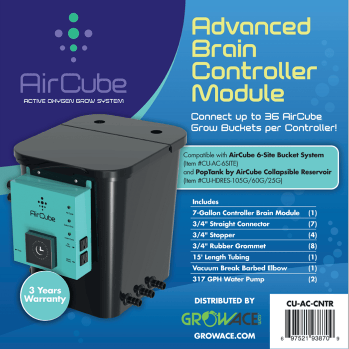 AirCube Active Oxygen Ebb & Flow Grow System - 24 Site - Backyard Provider