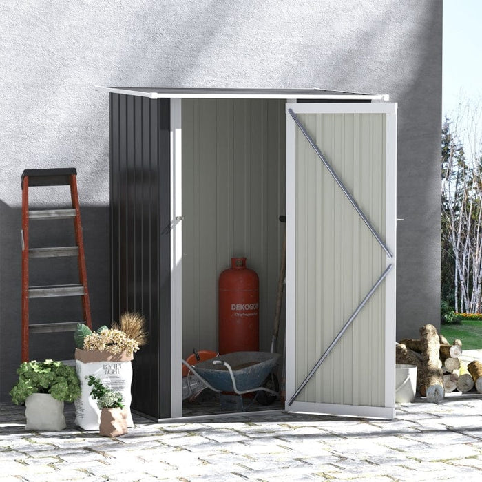 Outsunny 4.5' x 3' x 6' Outdoor Storage Shed - 845-328V01GY