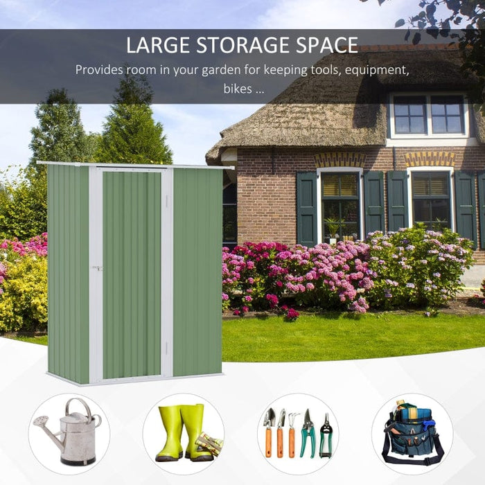 Outsunny 4.5' x 3' x 6' Outdoor Storage Shed - 845-328V01YG