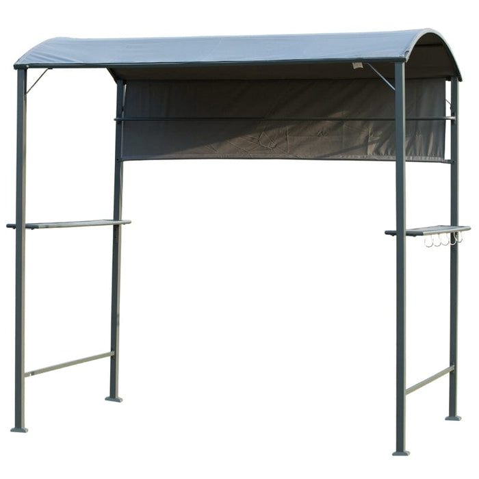 Outsunny 7FT Grill Gazebo BBQ Canopy with Sun Shade Panel Side Awning - 84C-174