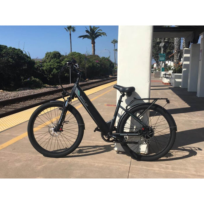 Emojo Panther Pro 500W 48V Step-Through Cruiser Electric Bike - PANTHER-PRO-BLACK