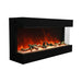 Amantii Panorama Tru View 60-inch 3-Sided View Built In Indoor/Outdoor Electric Fireplace - 60-TRU-VIEW-XL