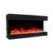 Amantii Panorama Tru View Slim 72-inch 3-Sided Built In Indoor/Outdoor Electric Fireplace - 72-TRV-SLIM