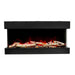Amantii Panorama Tru View Slim 30-inch 3-Sided Built In Indoor/Outdoor Electric Fireplace - 30-TRV-SLIM