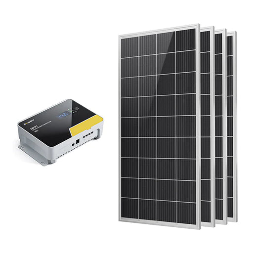 BougeRV 200W 12V 9BB Mono Solar Panel & 40A MPPT Solar Charge Controller | ISE114-119 - Backyard Provider