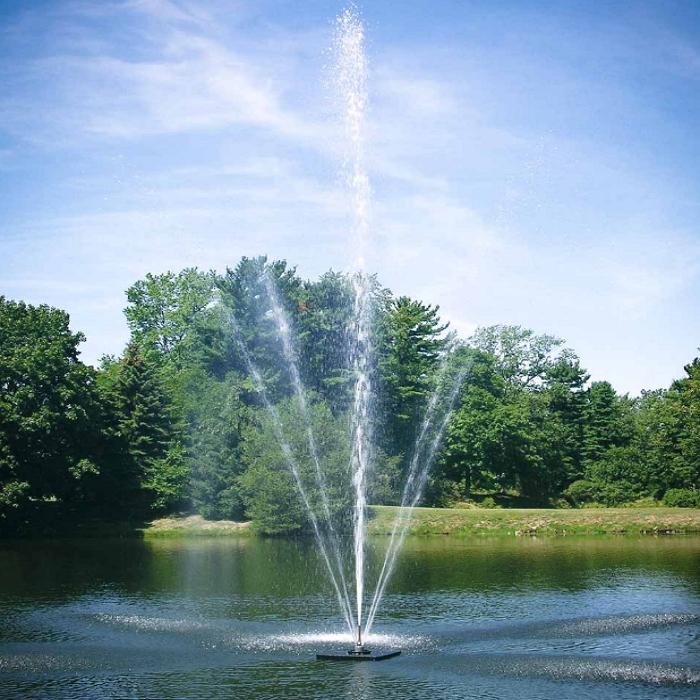 Scott Aerator Clover Pond Fountain 1.5HP 230V