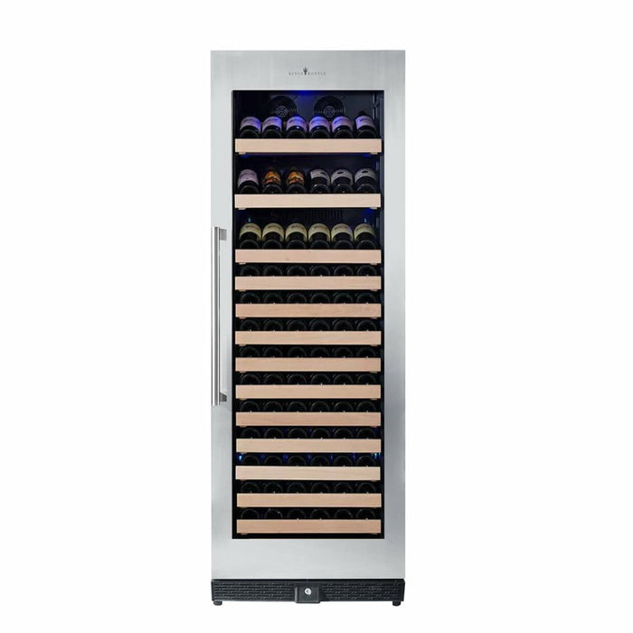 Kings Bottle 166 Bottle Large Wine Cooler Refrigerator Drinks Cabinet - KBU170WX