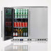 Kings Bottle 36" Outdoor Beverage Refrigerator 2 Door For Home - KBU56ASD