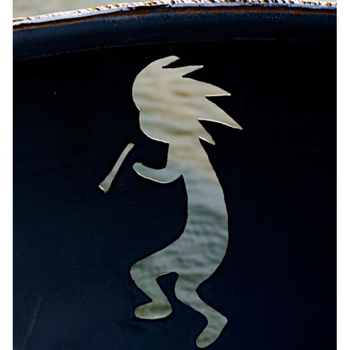 Kokopelli design - Hopi Indian God, no fire