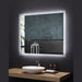 Ancerre Frysta LED Frameless Rectangular Mirror Lighted Bathroom Vanity with Dimmer and Defogger - LEDM-FRYSTA-24 - Backyard Provider