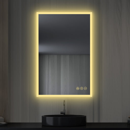 Blossom Beta 24″x36″ LED Mirror with Frosted Sides - LED M2 2436 - Backyard Provider