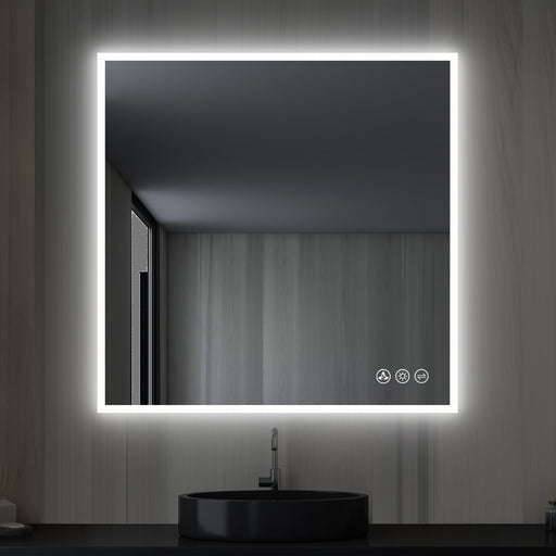 Blossom Beta 36″x36″ LED Mirror with Frosted Sides - LED M2 3636 - Backyard Provider