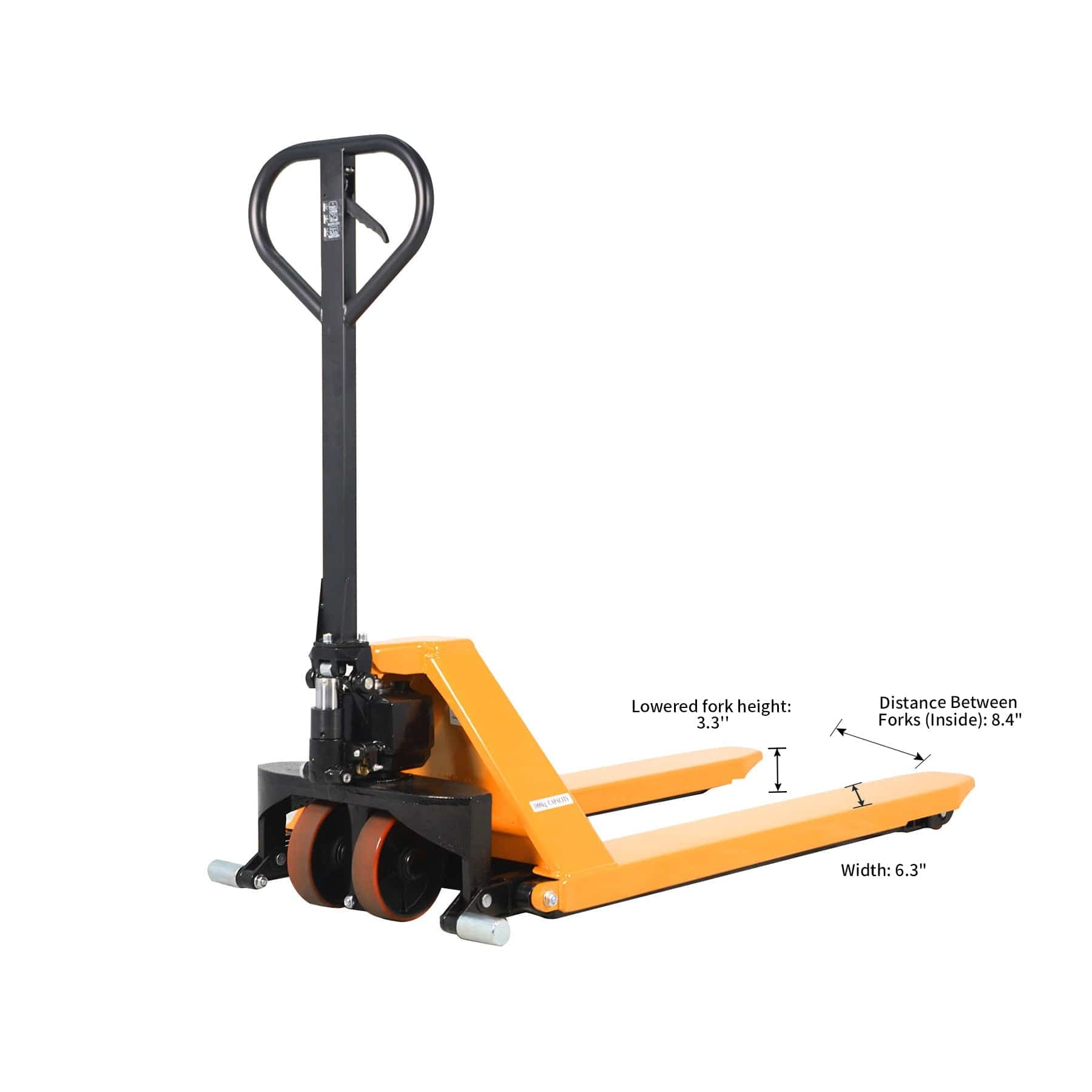 Apollolift Pallet Jack Lift 2200lbs. 45"Lx21"W Fork 3.3'' lowered. 31.5'' raised - A-1014 - Backyard Provider