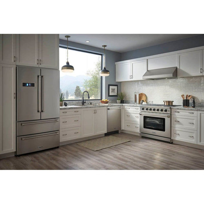 Thor Kitchen 36 in. 6.0 Cu. Ft Professional Natural Gas Range in Stainless Steel - LRG3601U