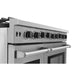 Thor Kitchen 48 in. 6.8 cu. ft. Double Oven Propane Gas Range in Stainless Steel, LRG4807ULP