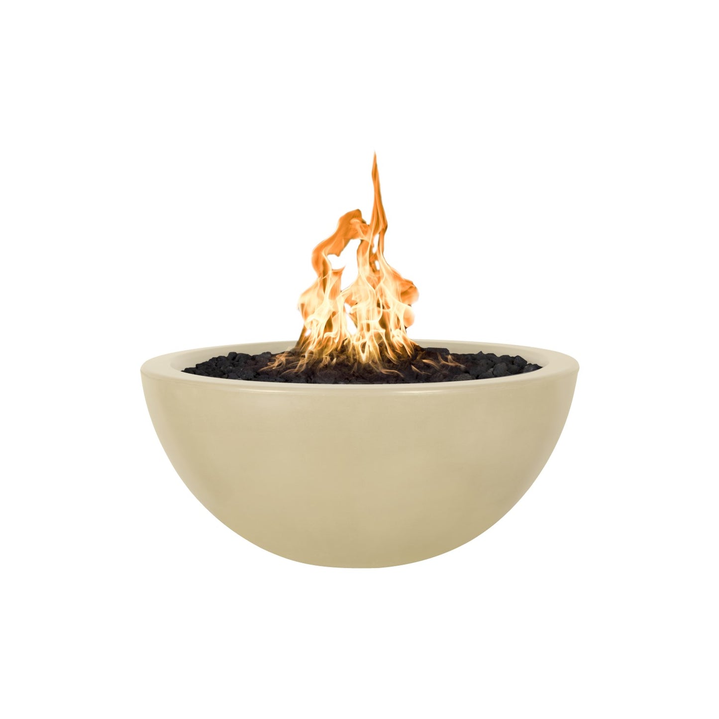 30" Luna Concrete Fire Pit Vanilla