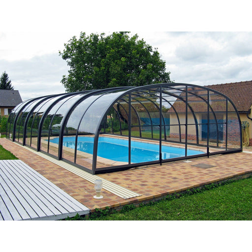 Sunrooms-Enclosures Wide Span Laguna Type II Retractable Pool Enclosure