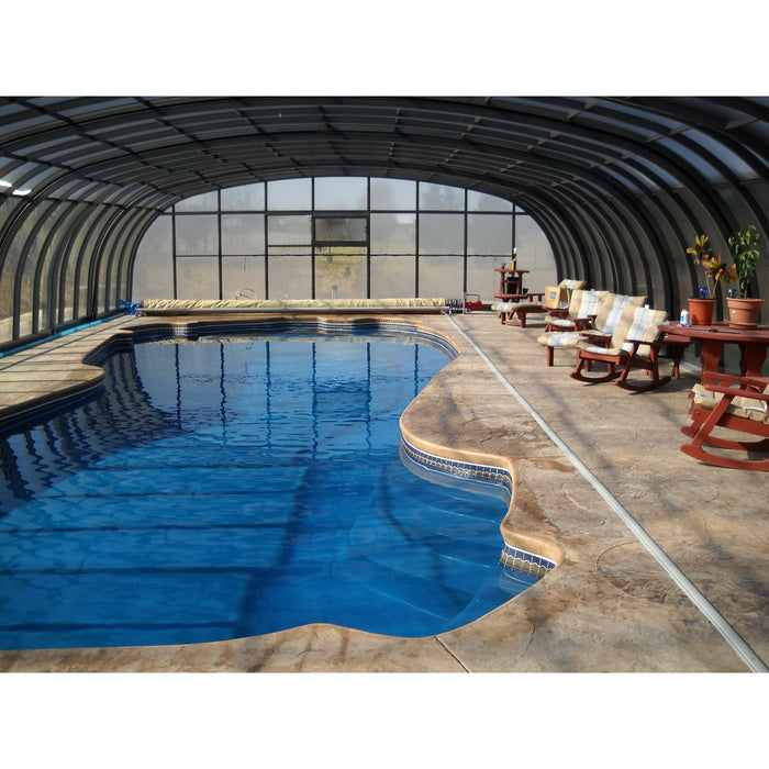 Sunrooms-Enclosures Wide Span Laguna Type V Retractable Pool Enclosure