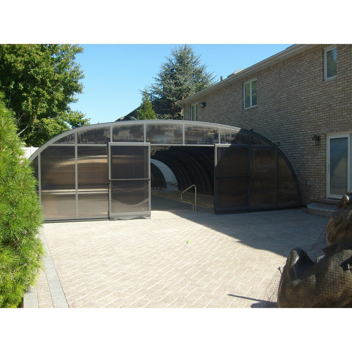 Sunrooms-Enclosures Wide Span Laguna Type III Retractable Pool Enclosure