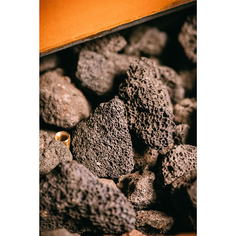 Linear 48 Fire Pit by Fire Pit Art - gas opening, no fire