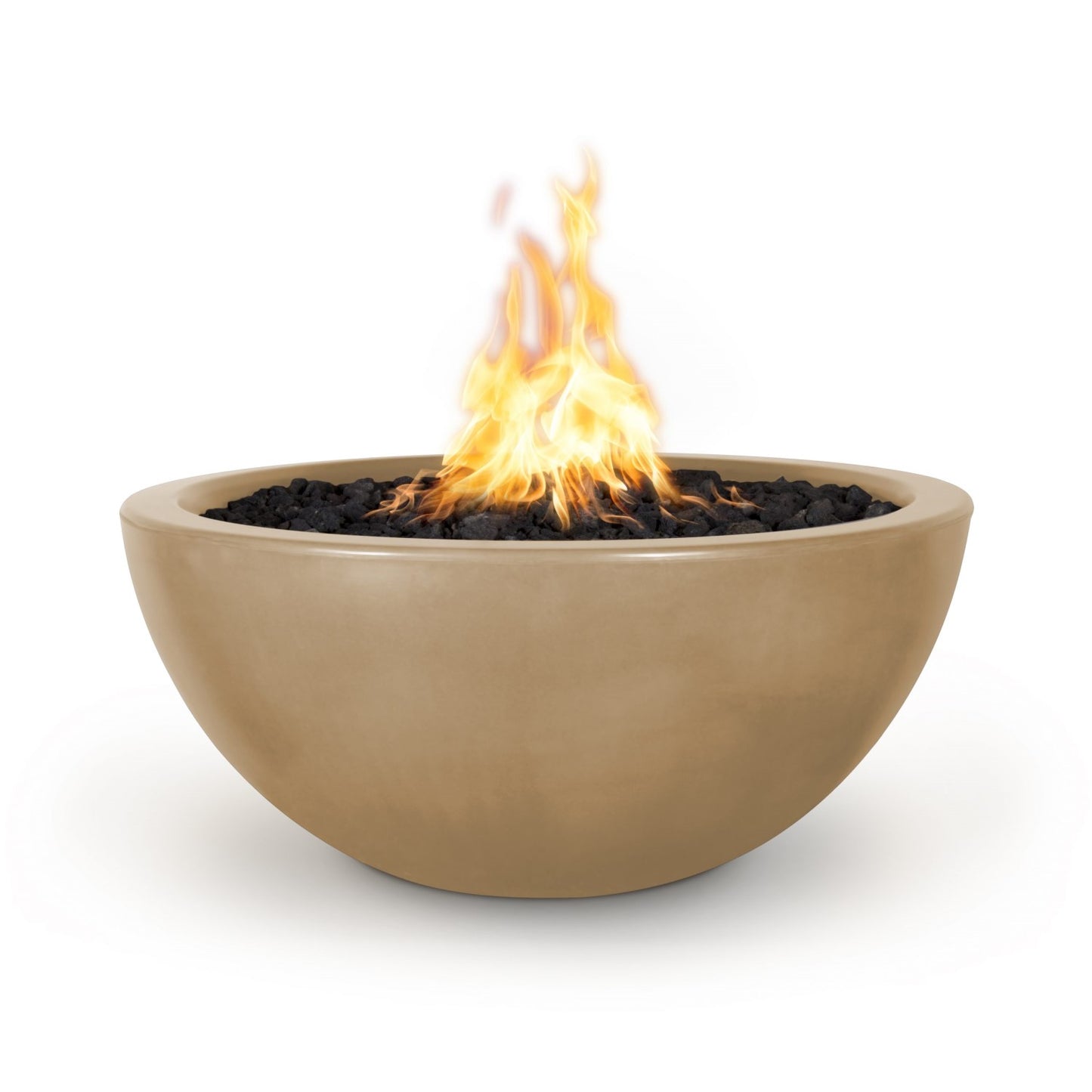 38" Luna Concrete Fire Pit Brown