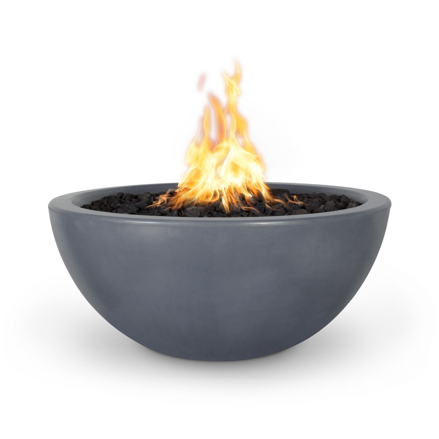38" Luna Concrete Fire Bowl Gray